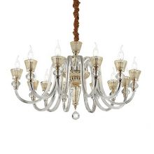Strauss lampa wisząca 12x40W E14 230V złota